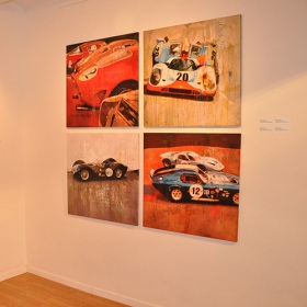 November 2012: Exhibition 'Racing Legends' @-Galeria Victor Lope Arte Contemporaneo