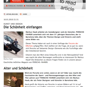 2010: Article @ Porsche Fahrer Magazine_Germany