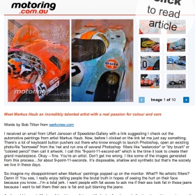 January 2012: Interview @ motoring.com_Australia